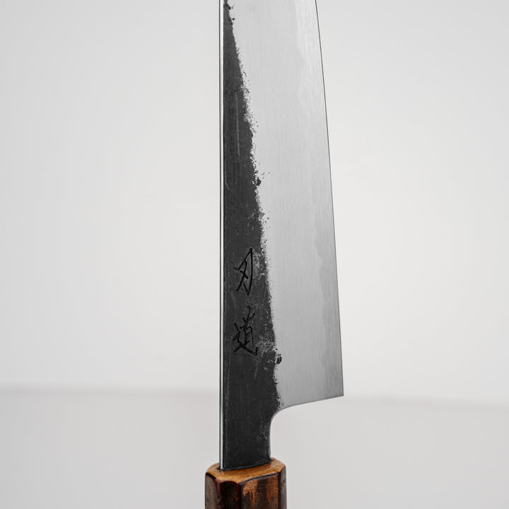 Gyuto 20 cm Hado Sumi Kurouchi Shirogami#2/Iron