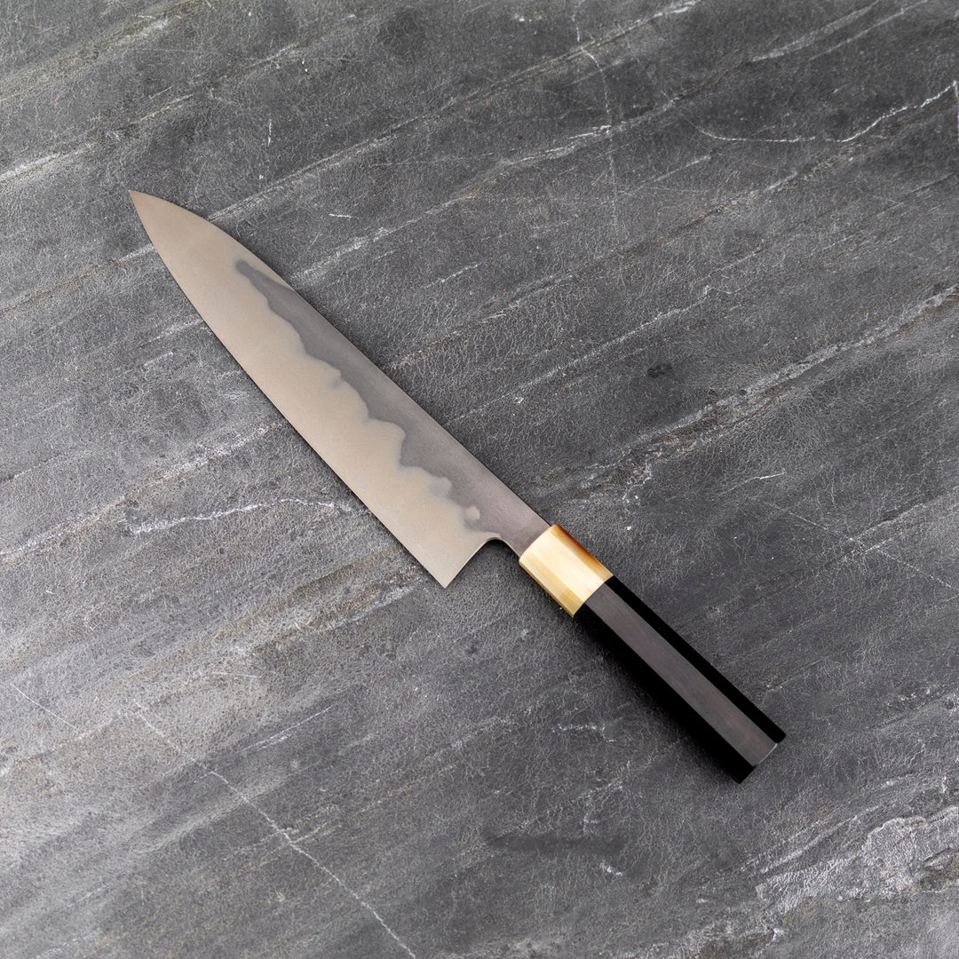 Gyuto 24 cm Hashimoto Shoichi Omodaka Honyaki Shirogmai#1