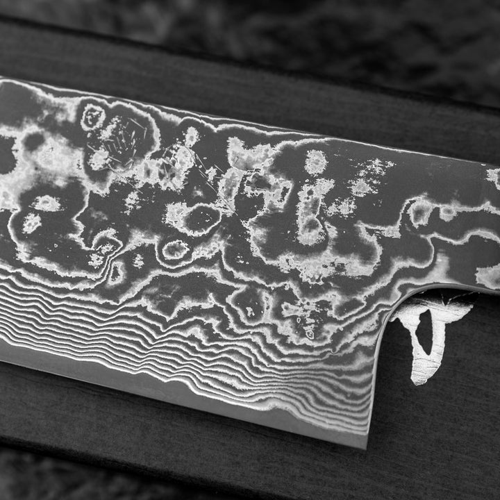 Gyuto 21 cm Hatono Black Dye Damascus  SG2