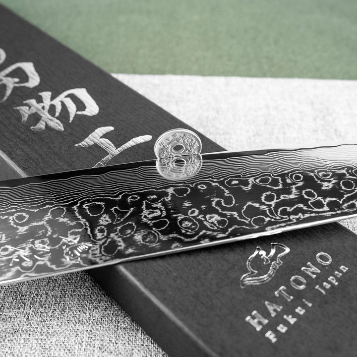 Gyuto 24 cm Hatono SG2 Damascus