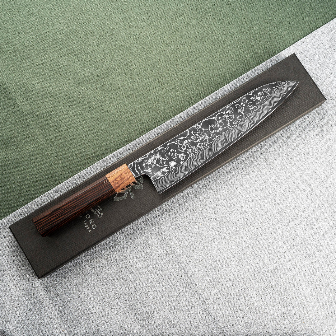 Gyuto 24 cm Hatono SG2 Damascus