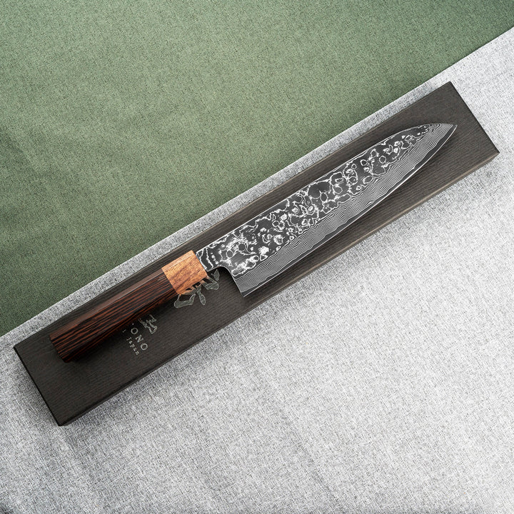 Gyuto 24 cm Hatono SG2 Damascus