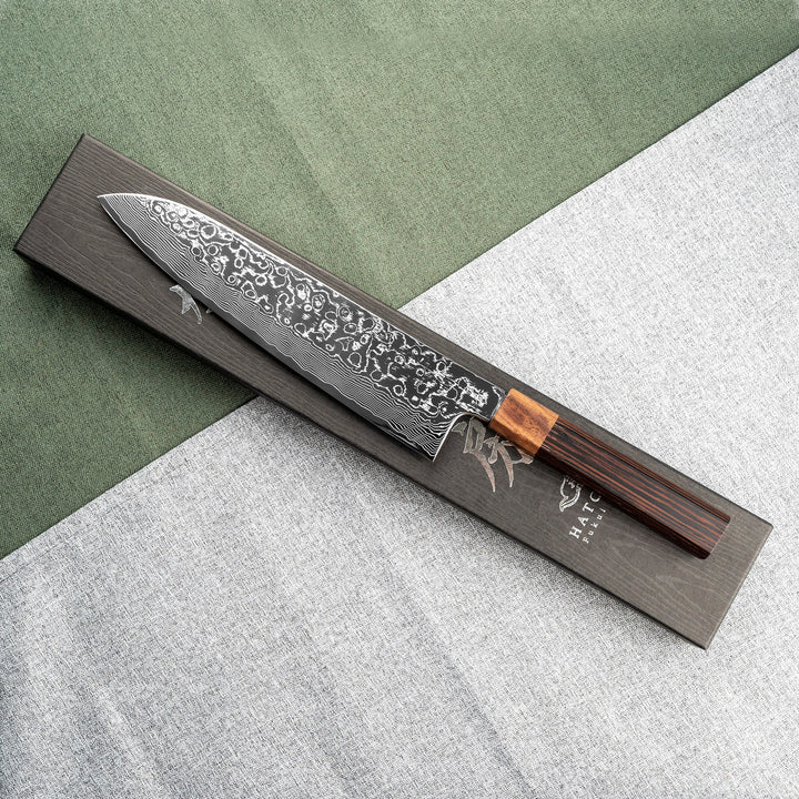 Gyuto 24 cm Hatono SG2 Damascus