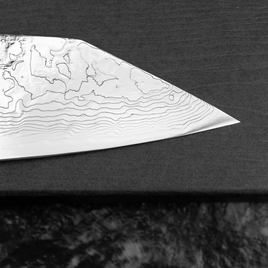 Gyuto 21 cm Hatono Saphire Damascus SG2