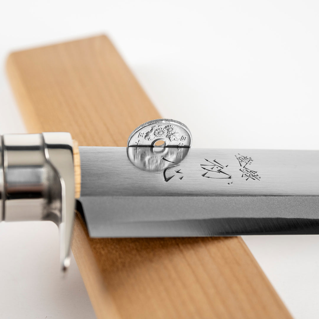 Nata 21 cm Hatsukokoro Black Aogami#2/Iron + Saya