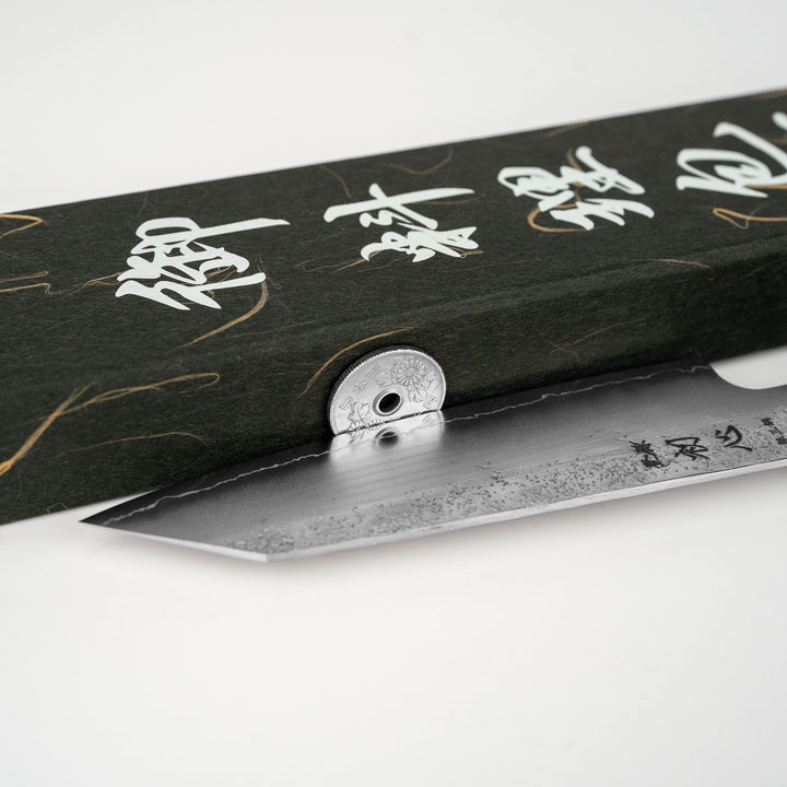 Kiritsuke Petty 11 cm Hatsukokoro Ginrei Nashiji Gingami No.3