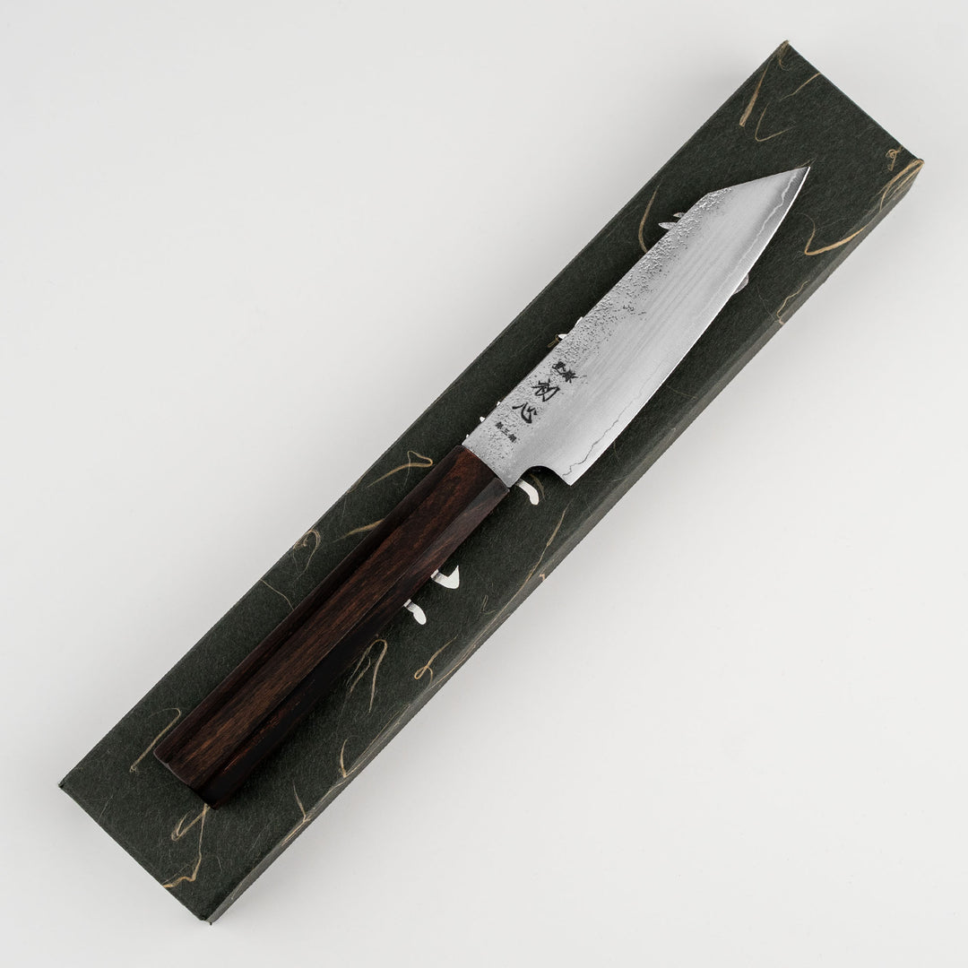 Kiritsuke Petty 11 cm Hatsukokoro Ginrei Nashiji Gingami No.3