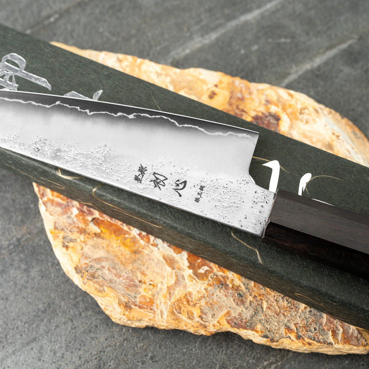 Ko-Santoku 15 cm Hatsukokoro Ginrei Nashiji Gingami No.3