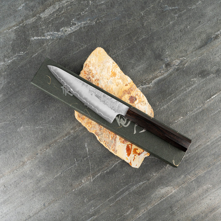 Ko-Santoku 15 cm Hatsukokoro Ginrei Nashiji Gingami No.3