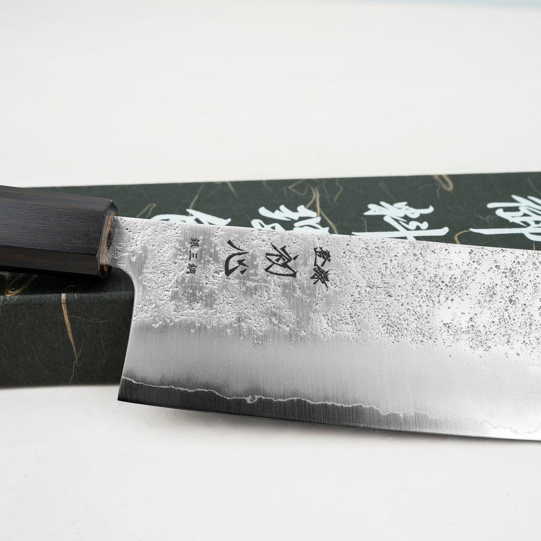 Nakiri 16 cm Hatsukokoro Ginrei Nashiji Gingami No.3
