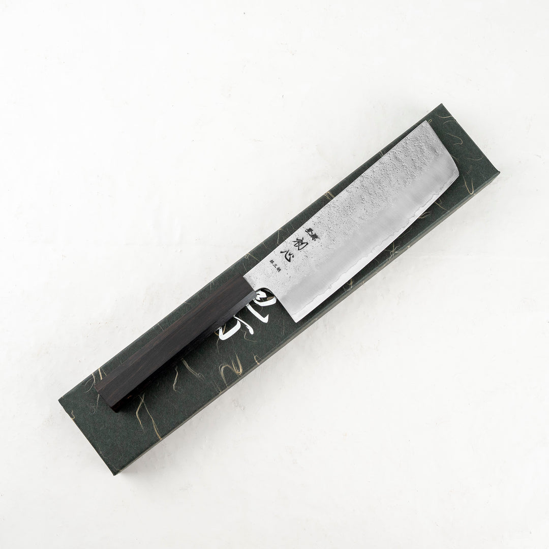 Nakiri 16 cm Hatsukokoro Ginrei Nashiji Gingami No.3