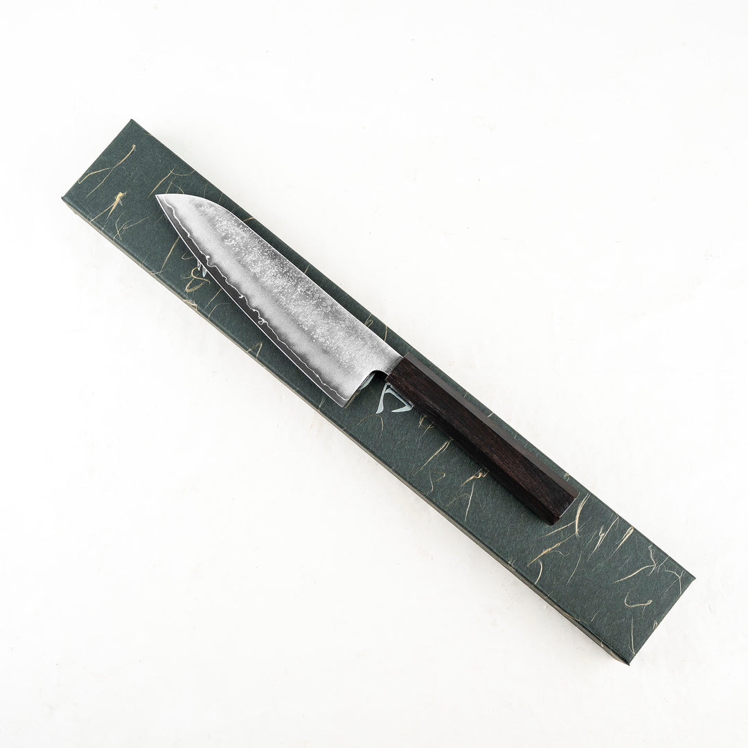 Santoku 17 cm Hatsukokoro Ginrei Nashiji Gingami No.3