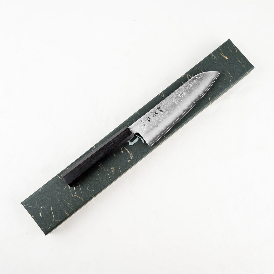 Santoku 17 cm Hatsukokoro Ginrei Nashiji Gingami No.3