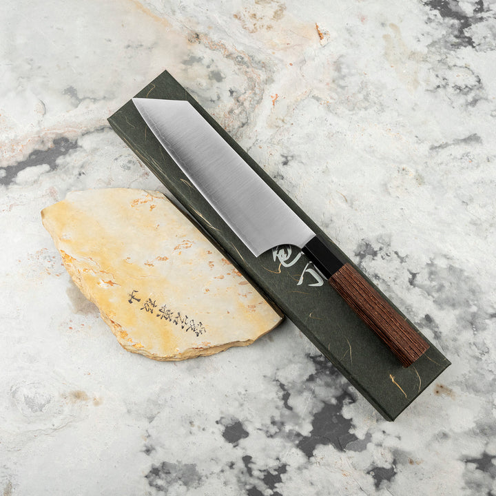 Bunka 18 cm Hatsukokoro Hayabusa Aogami Super/SS