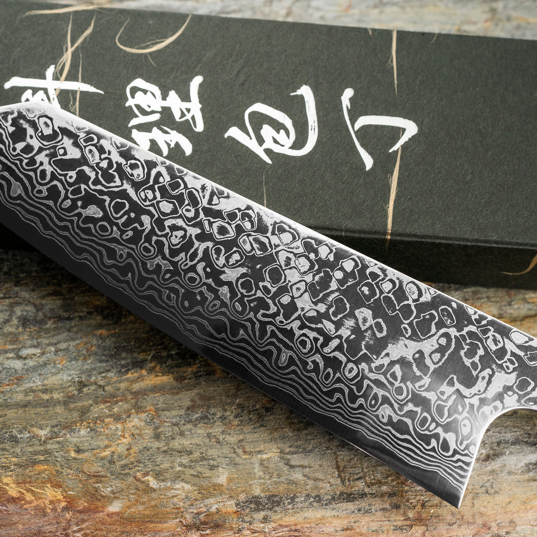 Bunka 18 cm Hatsukokoro Hayabusa Ginga Damascus ATS-34