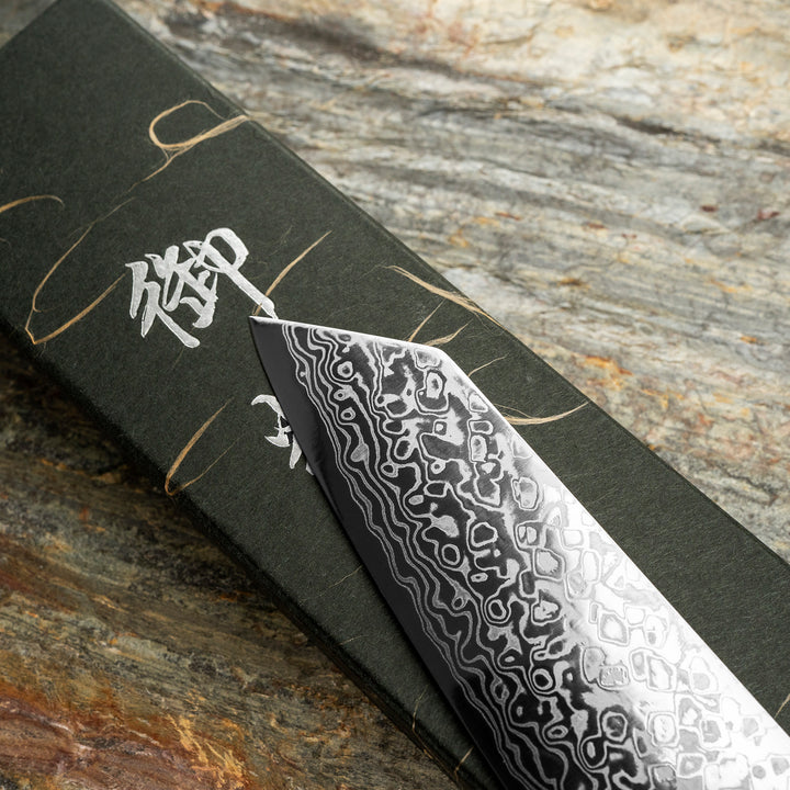 Bunka 18 cm Hatsukokoro Hayabusa Ginga Damascus ATS-34