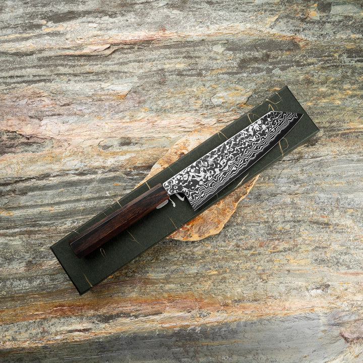Bunka 18 cm Hatsukokoro Hayabusa Ginga Damascus ATS-34