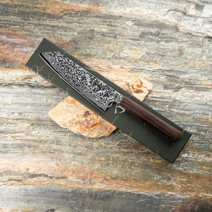 Bunka 18 cm Hatsukokoro Hayabusa Ginga Damascus ATS-34