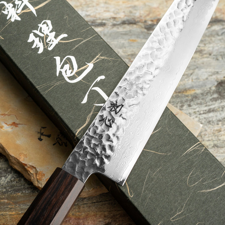 Sujihiki 27 cm Hatsukokoro Hayabusa Damascus VG-10