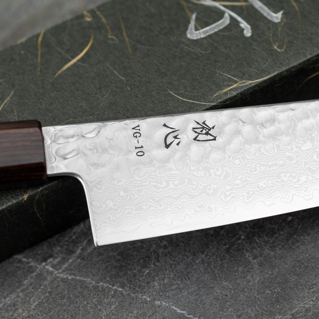 Gyuto 21 cm Hatsukokoro Hayabusa Damascus VG-10