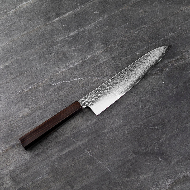 Gyuto 21 cm Hatsukokoro Hayabusa Damascus VG-10