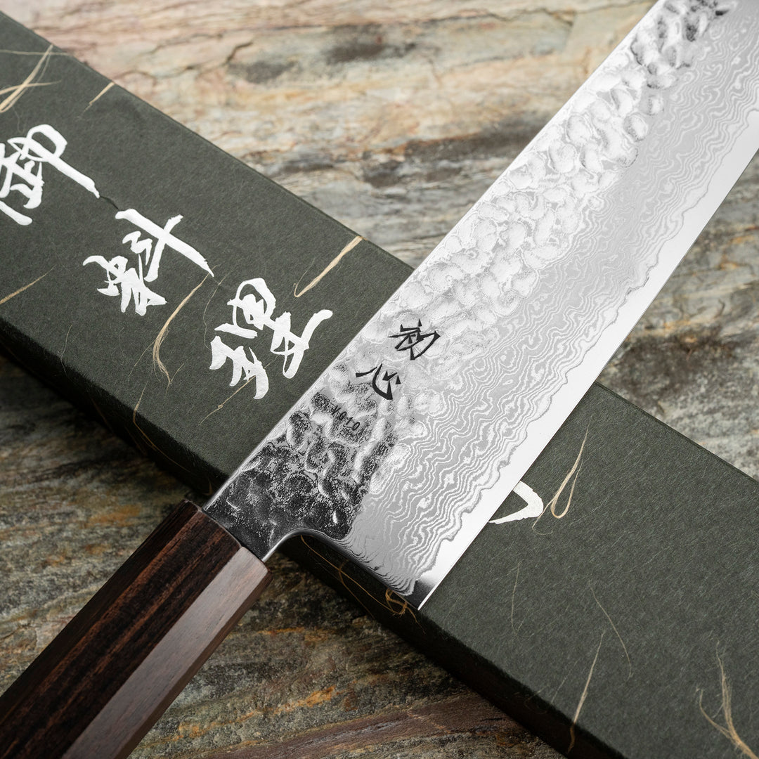 Gyuto 24 cm Hatsukokoro Hayabusa Damascus VG-10