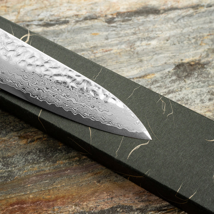 Gyuto 24 cm Hatsukokoro Hayabusa Damascus VG-10