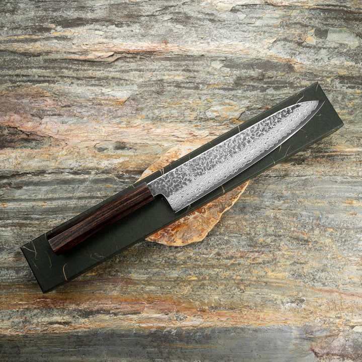 Gyuto 24 cm Hatsukokoro Hayabusa Damascus VG-10