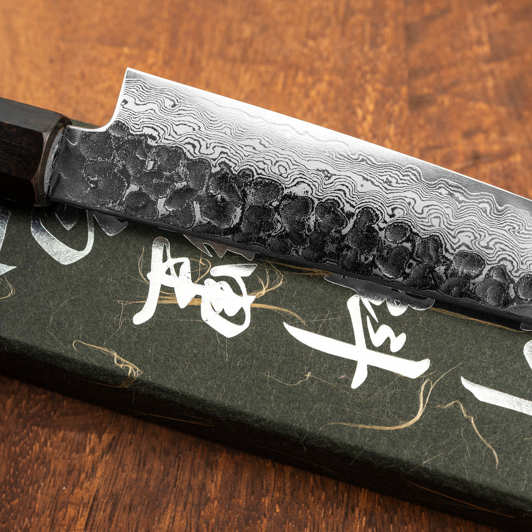 Petty 15 cm Hatsukokoro Hayabusa Damascus VG-10