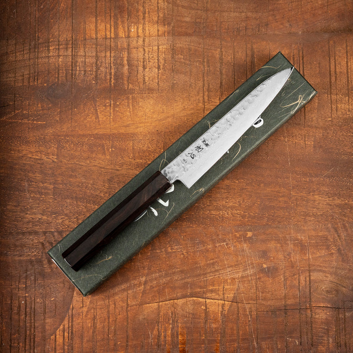 Petty 15 cm Hatsukokoro Hayabusa Damascus VG-10