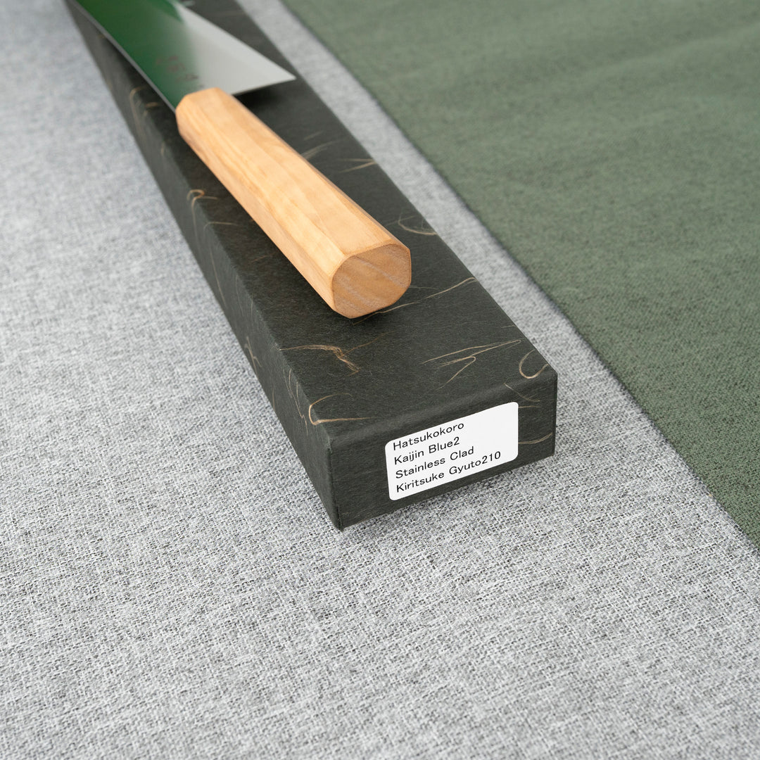 Kiritsuke Gyuto 21 cm Hatsukokoro Kaijin Aogami#2/SS