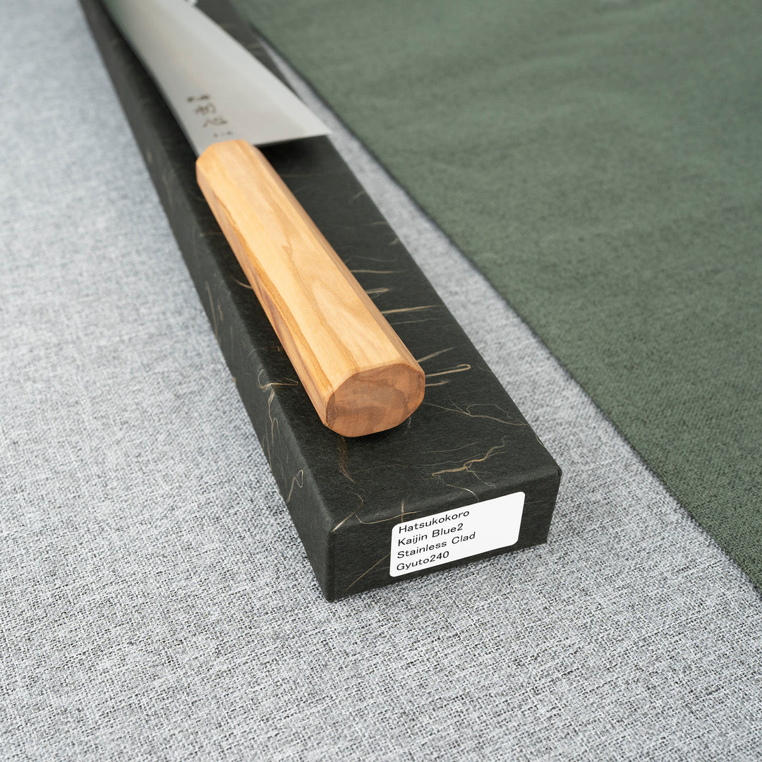 Gyuto 24 cm Hatsukokoro Kaijin Aogami#2/SS