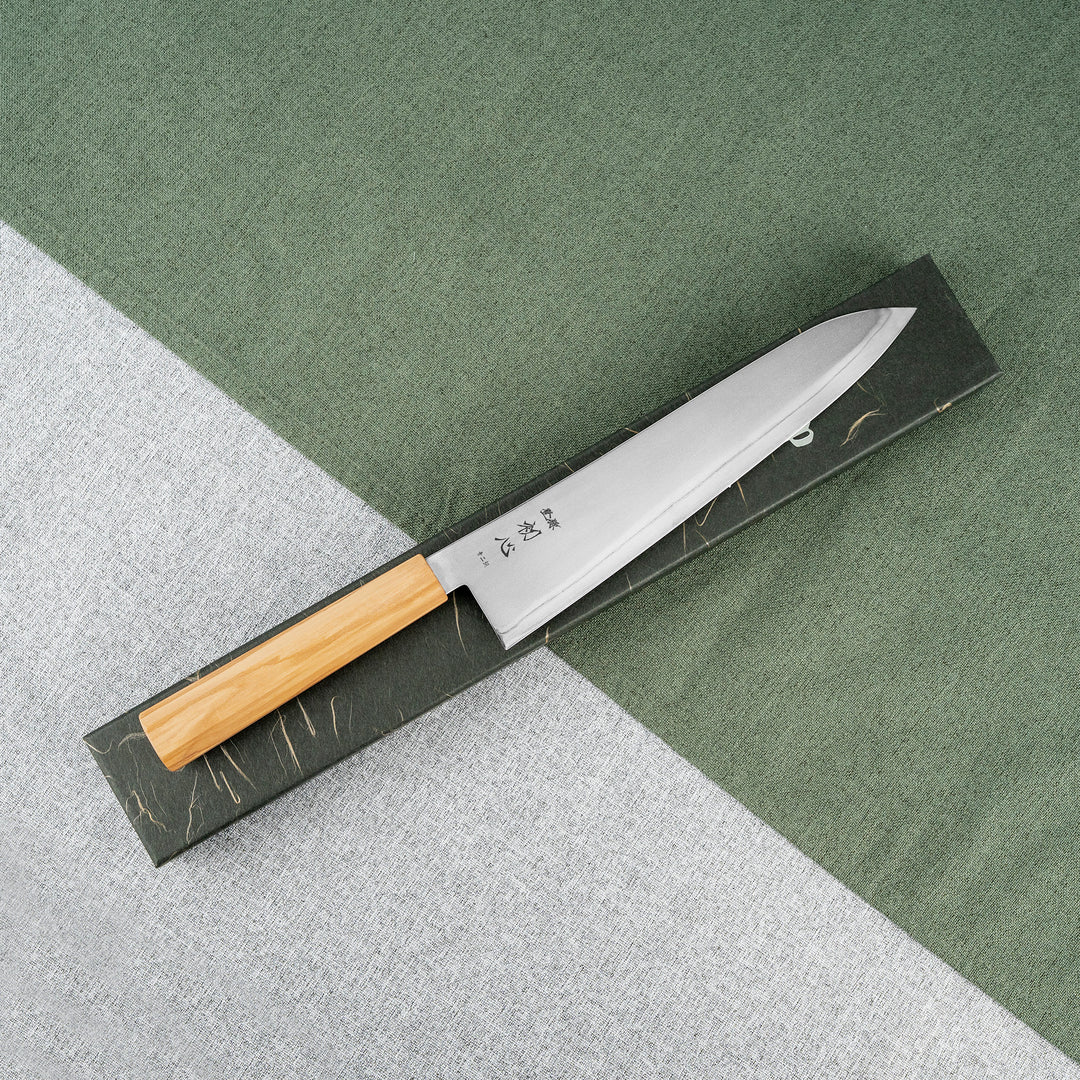Gyuto 24 cm Hatsukokoro Kaijin Aogami#2/SS