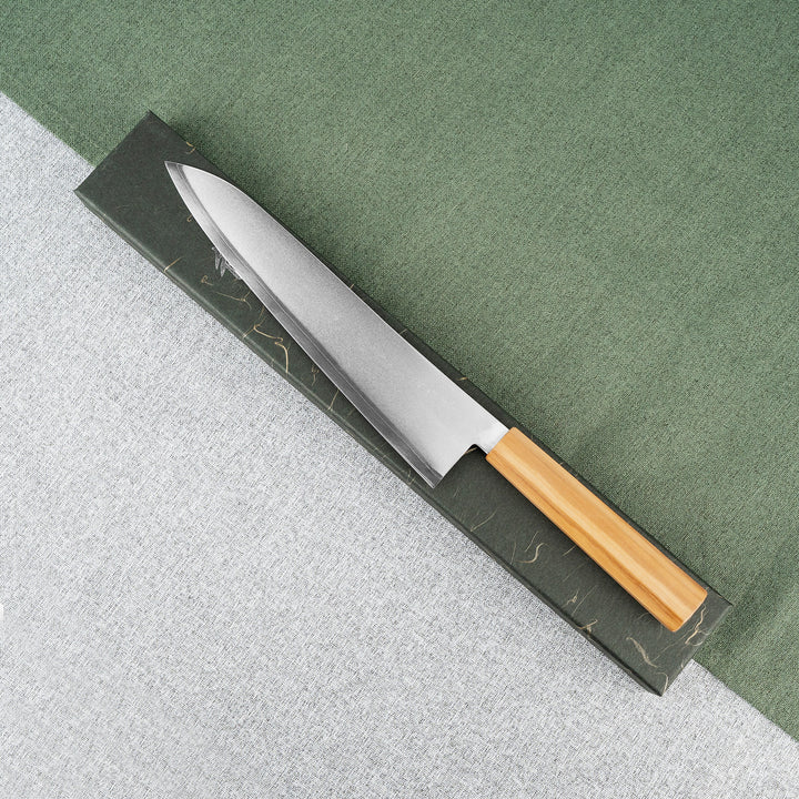 Gyuto 24 cm Hatsukokoro Kaijin Aogami#2/SS