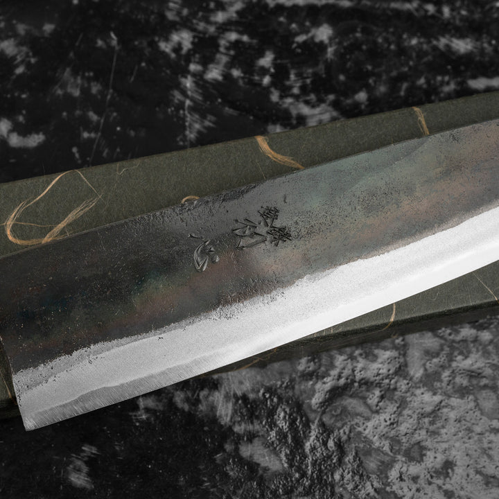 Gyuto 21 cm Hatsukokoro Kokugei Aogami#1/Iron