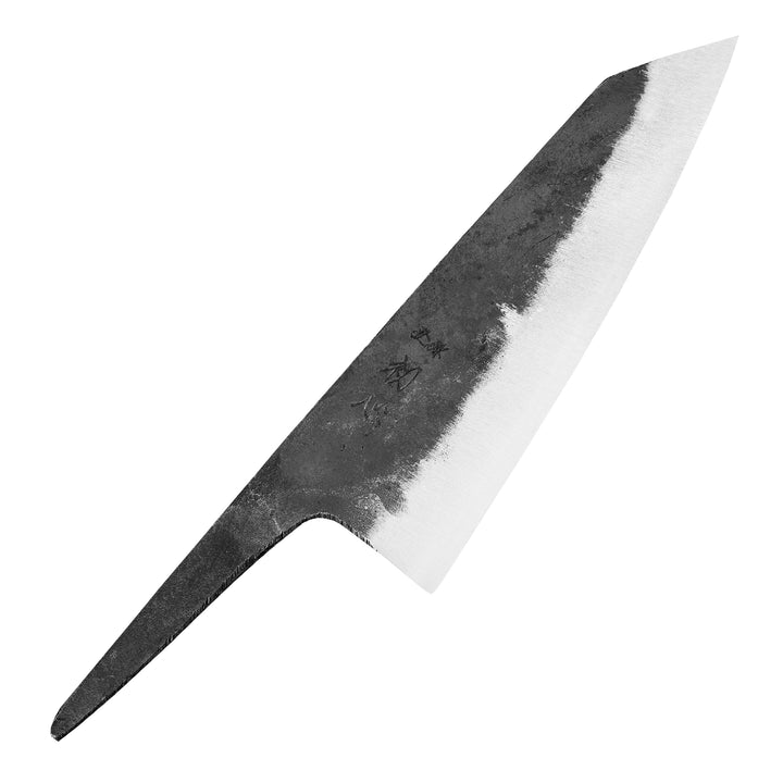 Bunka 12 cm Blank Hatsukokoro Kurogane Kurouchi Aogami#2/Iron