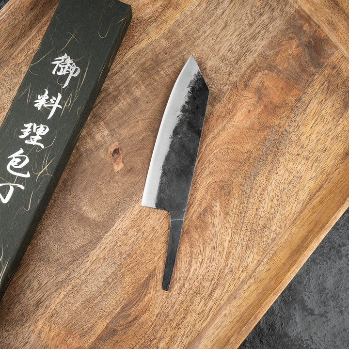 Bunka 16,5 cm Blank Hatsukokoro Kurogane Kurouchi Aogami#2/Iron
