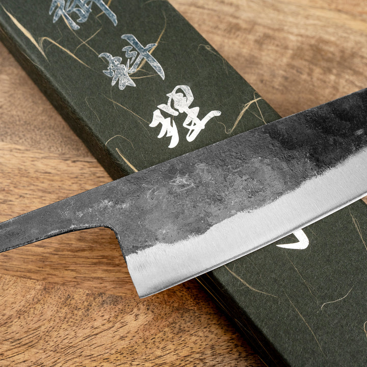 Bunka 16,5 cm Blank Hatsukokoro Kurogane Kurouchi Aogami#2/Iron