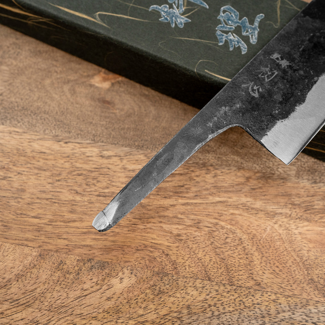 Bunka 16,5 cm Blank Hatsukokoro Kurogane Kurouchi Aogami#2/Iron