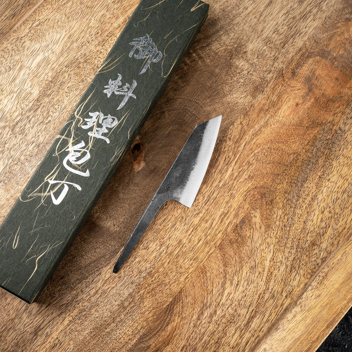 Bunka 8,5 cm Blank Hatsukokoro Kurogane Kurouchi Aogami#2/Iron