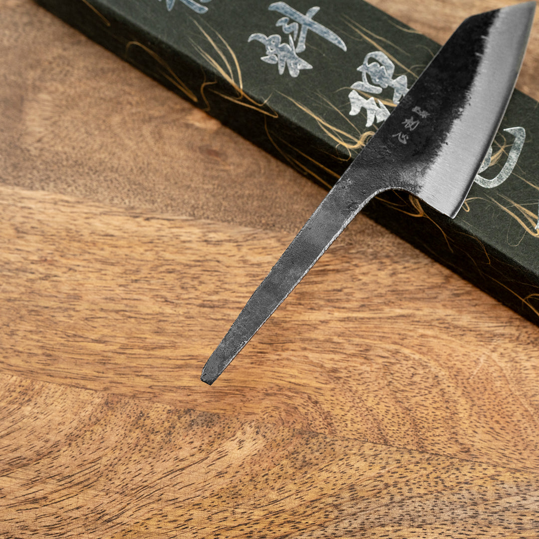 Bunka 8,5 cm Blank Hatsukokoro Kurogane Kurouchi Aogami#2/Iron