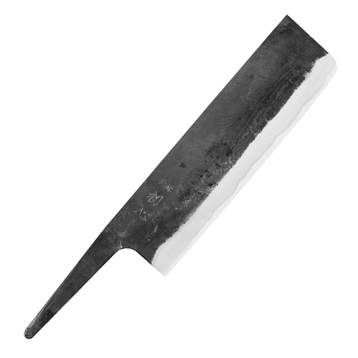 Nakiri 16,5 cm Blank Hatsukokoro Kurogane Kurouchi Aogami#2/Iron