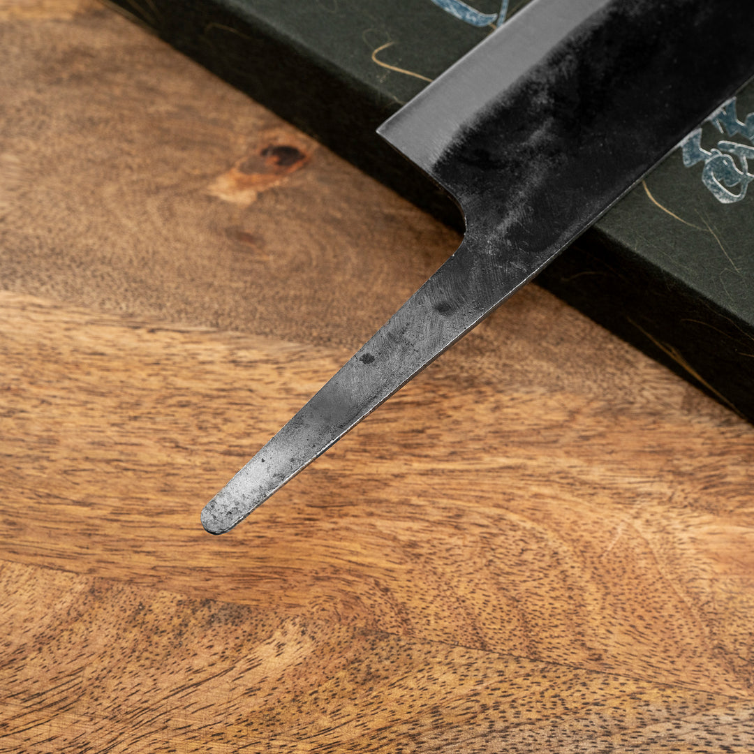 Nakiri 16,5 cm Blank Hatsukokoro Kurogane Kurouchi Aogami#2/Iron
