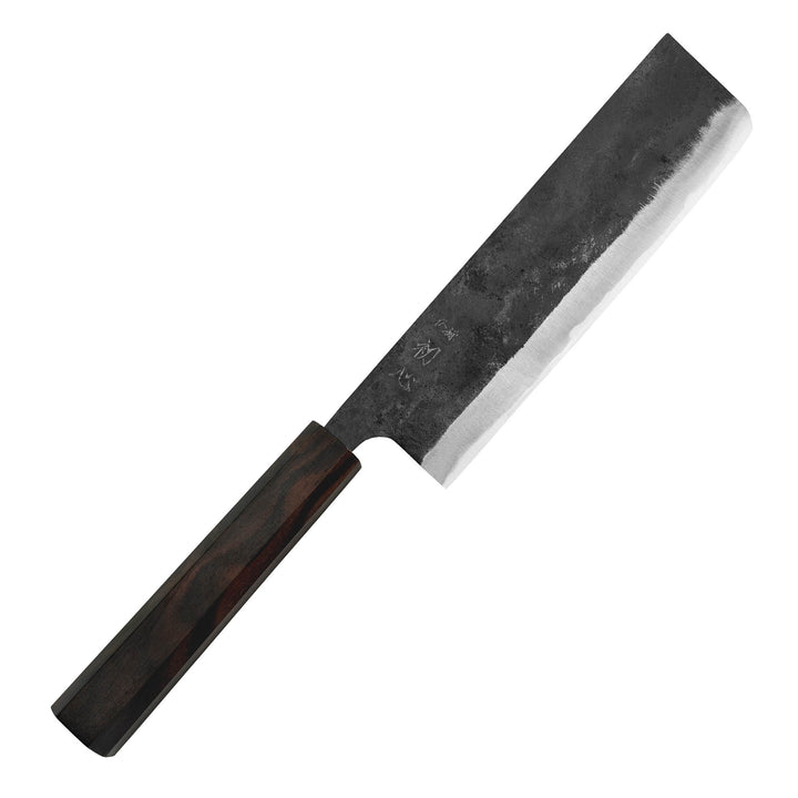 Nakiri 16,5 cm Hatsukokoro Kurogane Kurouchi Aogami#2/Iron