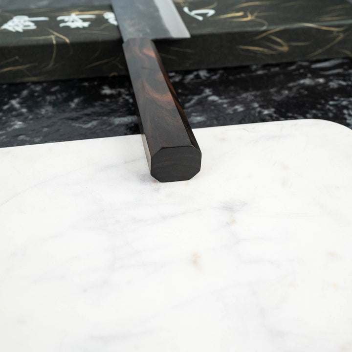 Nakiri 16,5 cm Hatsukokoro Kurogane Kurouchi Aogami#2/Iron