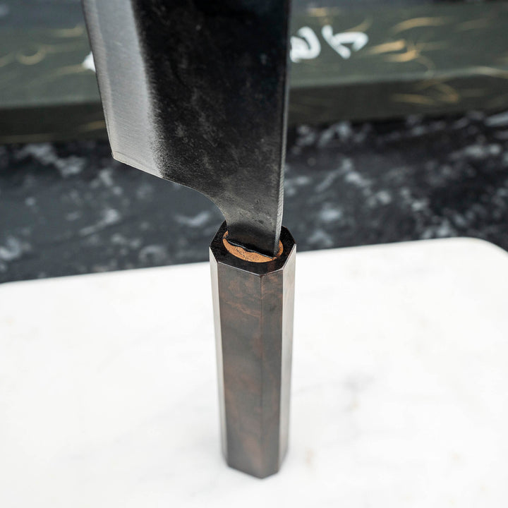 Nakiri 16,5 cm Hatsukokoro Kurogane Kurouchi Aogami#2/Iron