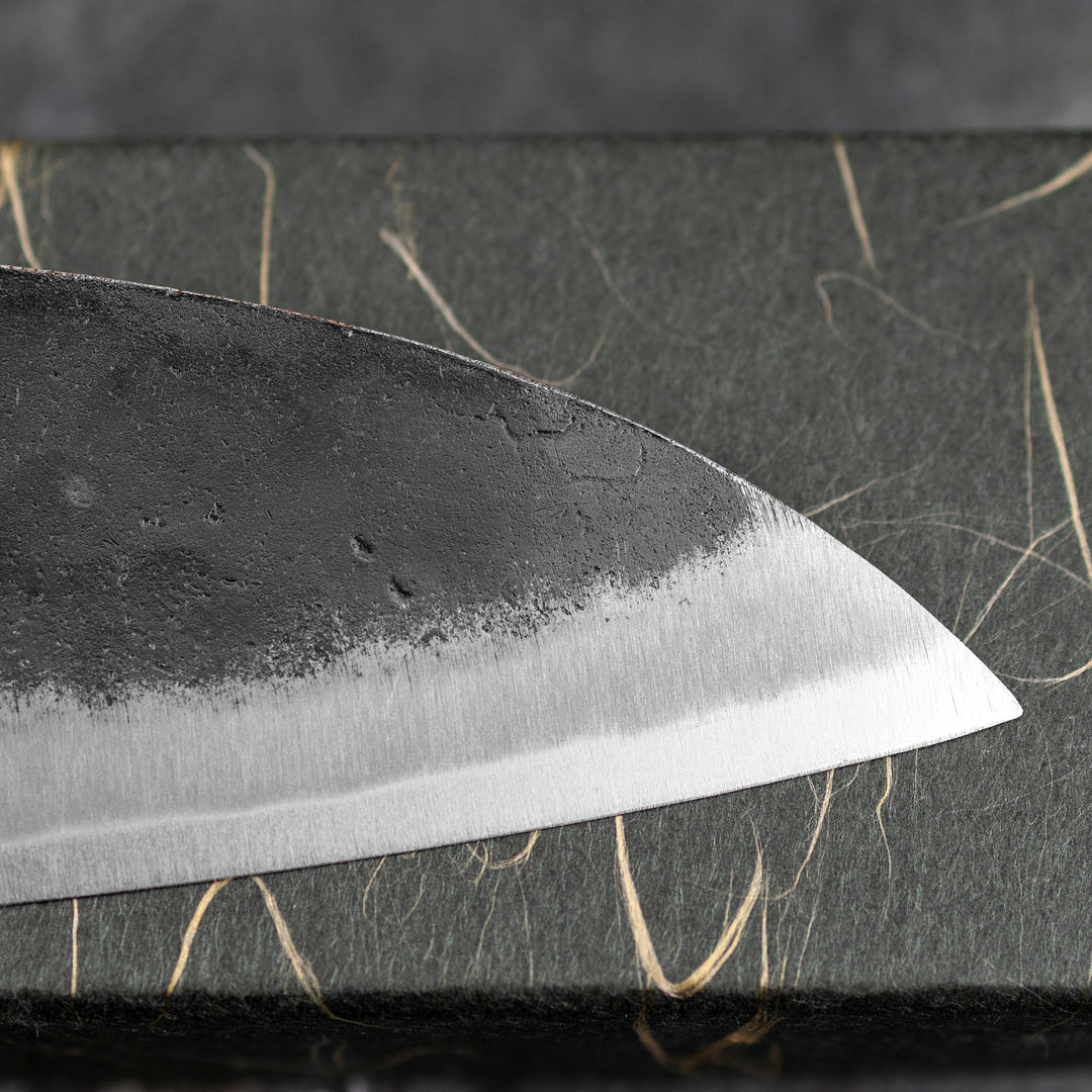Deba 16,5 cm Double Bevel Hatsukokoro Kurokaze Shirogami#2/SS