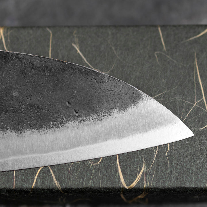 Deba 16,5 cm Double Bevel Hatsukokoro Kurokaze Shirogami#2/SS