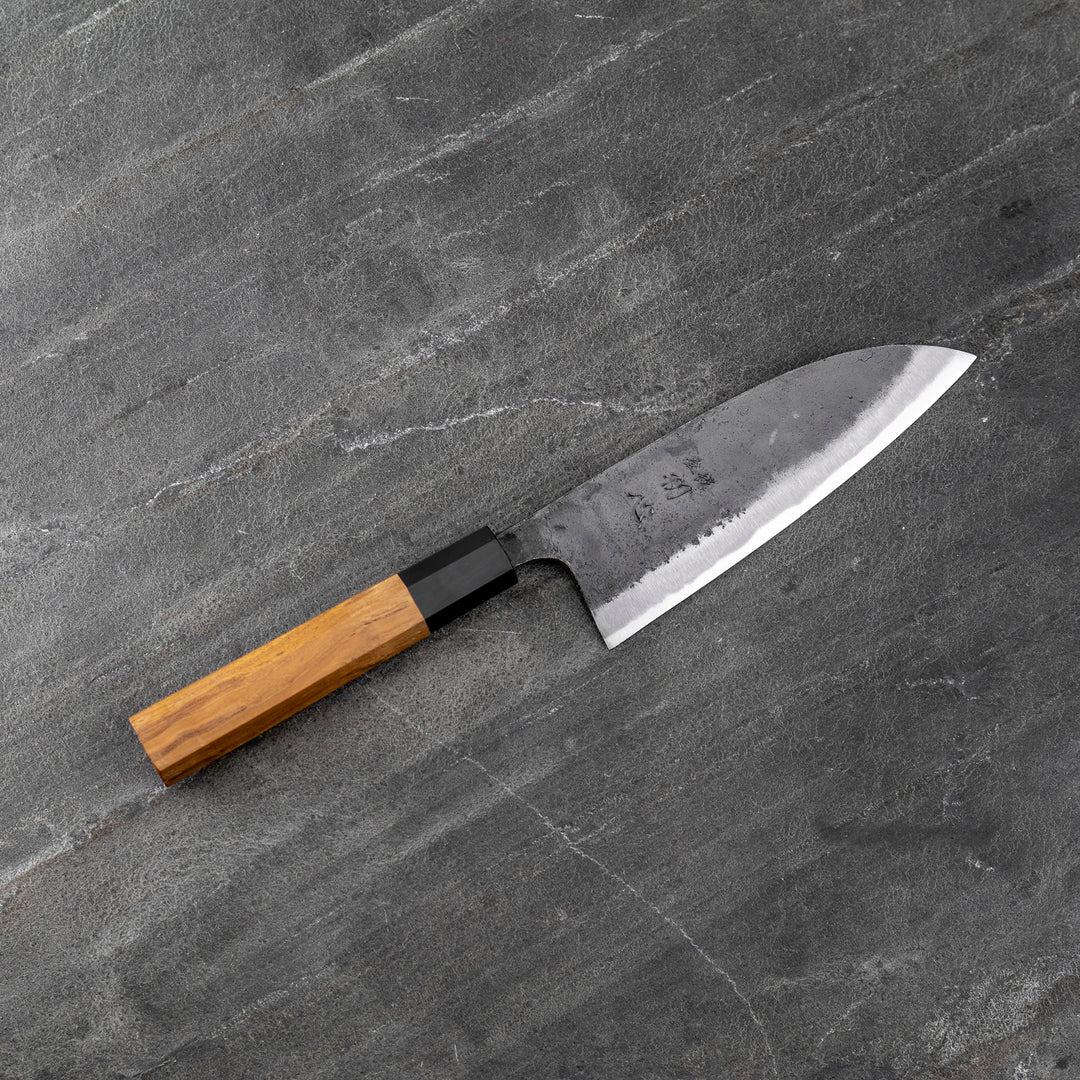 Deba 16,5 cm Double Bevel Hatsukokoro Kurokaze Shirogami#2/SS