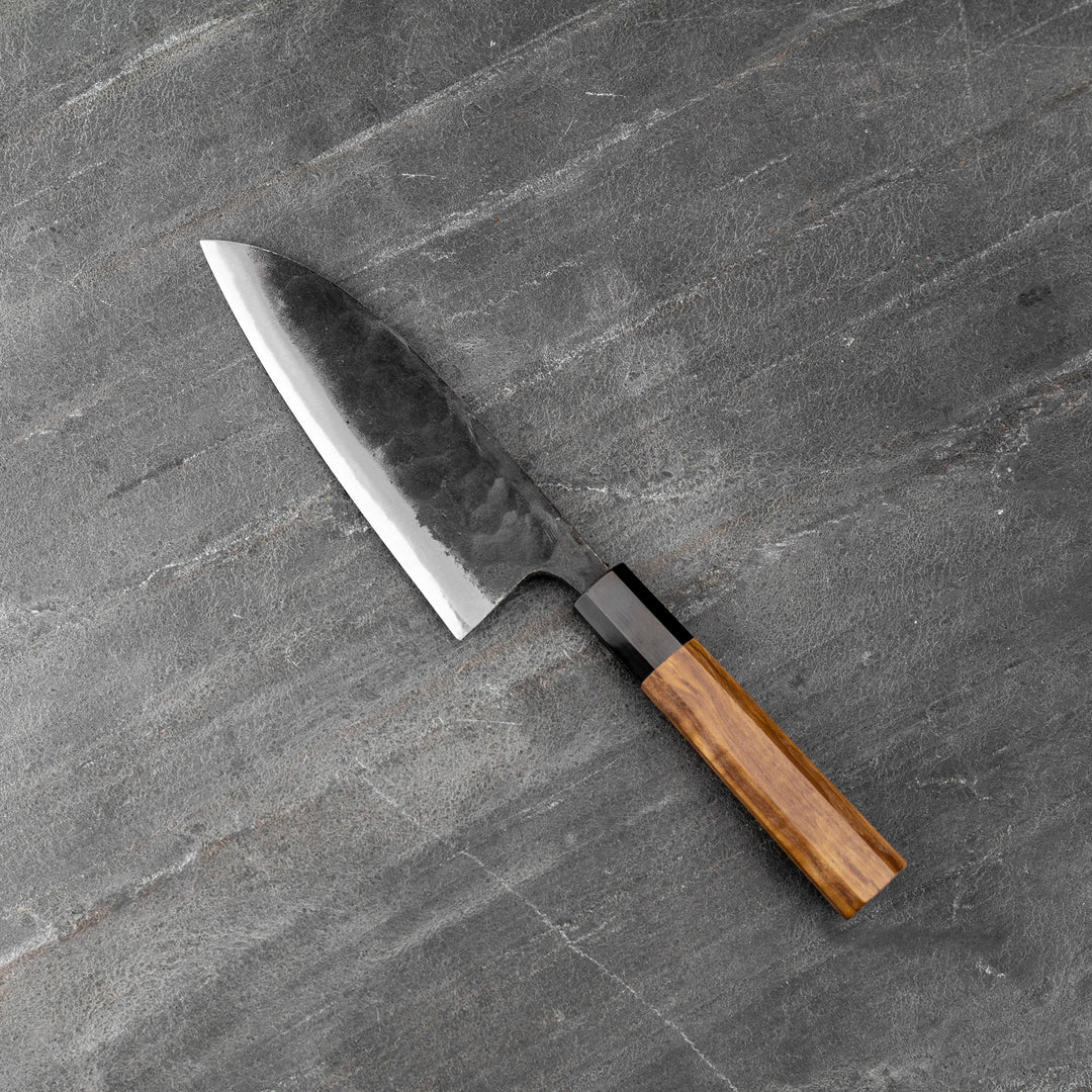 Deba 16,5 cm Double Bevel Hatsukokoro Kurokaze Shirogami#2/SS